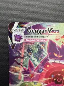 Gengar VMAX Fusion Strike 271/264 | Damaged / Creased | Alt Art | Pokemon Card - Image 4