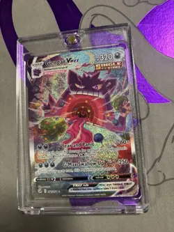 Gengar VMAX Alternate Art Secret Rare Holo 271/264 Fusion Strike Pokemon TCG - Image 1