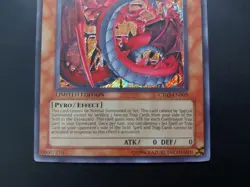 Yugioh - Uria, Lord of Searing Flames CT03-EN005 Secret Rare Promo - Image 3