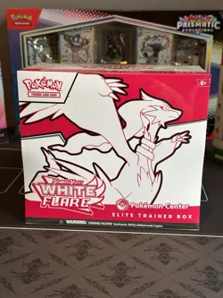 Pokemon Center Scarlet & Violet - White Flare Elite Trainer Box ETB - Sealed - Image 1