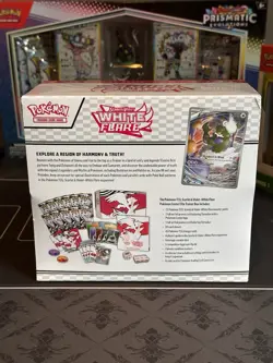 Pokemon Center Scarlet & Violet - White Flare Elite Trainer Box ETB - Sealed - Image 3