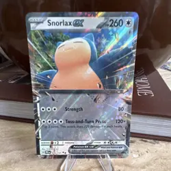 Pokemon TCG Snorlax ex 076/131 Prismatic Evolutions Holo DR 260HP ENG - Image 1