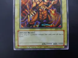 Yugioh - The Winged Dragon of Ra DOD-001 Prismatic Secret Rare Promo - Image 3