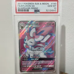 Pokemon TCG Sylveon GX 140/145 Guardians Rising Full Art Holo PSA 10 2017 - Image 3