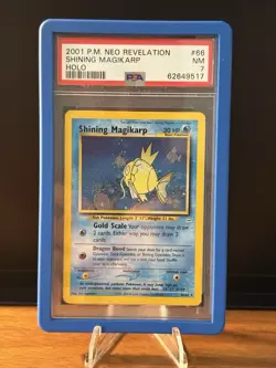 Pokemon Neo Revelation 2001 Shining Magikarp Card 66/64 - PSA 7 NEAR MINT - Image 2