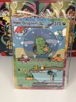 Bubble Green Dragonite EX - Pokemon Card - TCG Display Art Card - Star Holo - Image 1