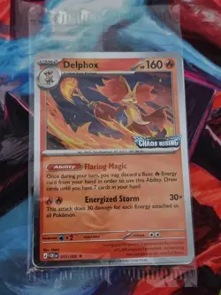 Pokemon TCG: Delphox 013/086 - Chaos Rising Promo - Image 1