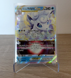 Pokemon Alolan Vulpix Vstar 034/195 Silver Tempest - Pokemon Card - Near Mint - Image 1