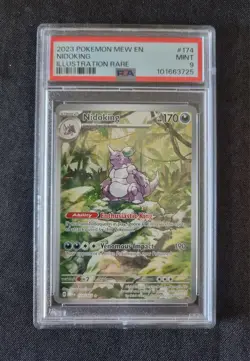 Pokemon TCG - S&V 151 Nidoking 174/165 Illustration Rare PSA 9 - Image 1
