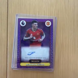 Topps Merlin Benjamin Sesko Man Utd 6 Card Bundle. Auto, numbered and refractor - Image 2