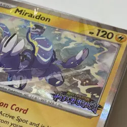Miraidon MEP 082 SEALED Black Star Promo Stamped Pitch Black Pokemon TCG NM - Image 2