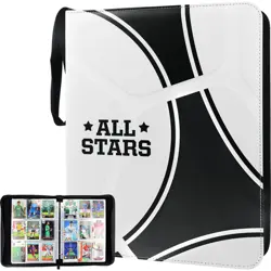 9-Pocket 900 Card Binder Compatible with Football Cards, Soccer Cards, Sport ... - Image 1