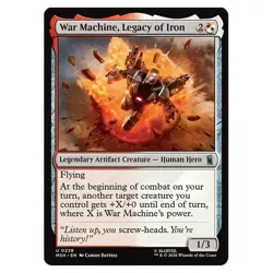 Magic the Gathering - Marvel super heroes - 0238 - War Machine, Legacy of Iron - Image 1