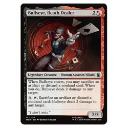 Magic the Gathering - Marvel super heroes - 0209 - Bullseye, Death Dealer - Image 1