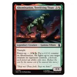 Magic the Gathering - Marvel super heroes - Abomination, Terrifying Titan 0198 - Image 1