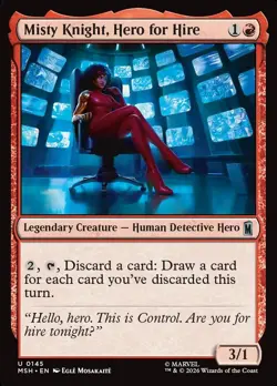 Magic the Gathering - Marvel super heroes - 0145 - Misty Knight, Hero for Hire - Image 1