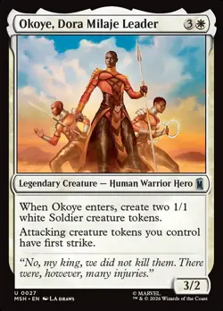 Magic the Gathering - Marvel super heroes - 0027 - Okoye, Dora Milaje Leader - Image 1