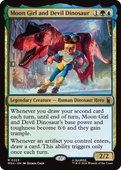Magic the Gathering - Marvel super heroes - Moon Girl and Devil Dinosaur - 0223 - Image 1