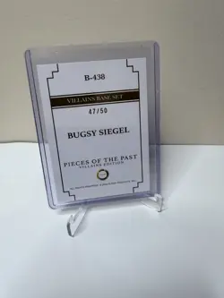 2025 The Bar Pieces of Past Villains Edition Red 47/50 Bugsy Siegel #B-438 - Image 2
