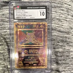 Pokemon TCG Ancient Mew Pokemon Movie 2000 Promo Holo CGC 10 Gem Mint (2000) - Image 1