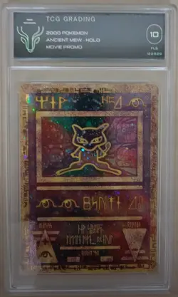 Ancient Mew Pokemon 2000 Movie Pokemon Game Promo TCG Grading 10 Flawless - Image 2