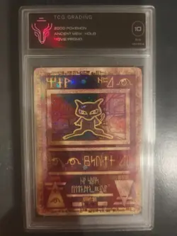 Ancient Mew Pokemon 2000 Movie Pokemon Game Promo TCG Grading 10 Flawless - Image 2