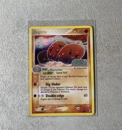 Dugtrio 5/100 EX Crystal Guardians Reverse Holo Stamped 2006 Pokemon Card LP/NM - Image 1
