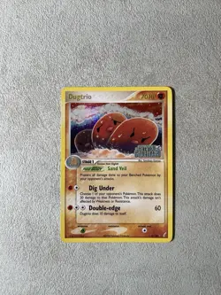 Dugtrio 5/100 EX Crystal Guardians Reverse Holo Stamped 2006 Pokemon Card LP/NM - Image 2