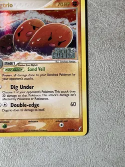 Dugtrio 5/100 EX Crystal Guardians Reverse Holo Stamped 2006 Pokemon Card LP/NM - Image 5