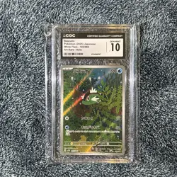 Basculin Pokemon 2025 Japanese White Flare 105/086 Art Rare Holo CGC Gem Mint 10 - Image 1