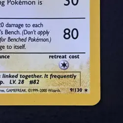 Magneton 9/130 Pokemon TCG Base Set 2 Holo Foil Rare Card Lightly Played LP - Image 4