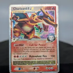 Pokemon Charizard G LV.X DP45 SP Promo Holo Diamond Pearl 2009 HP/Damaged🔥 - Image 1