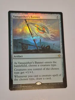 1x Vanquisher's Banner FOIL Ixalan Artifact Rare MTG CARD 251/279 NM x1 - Image 1