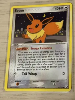 Pokemon EX Unseen Forces 55/115 Card Eevee LP - Image 1