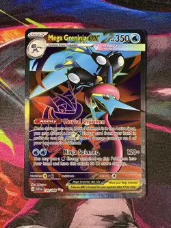 Pokemon Mega Greninja EX 100/086 Full Art from Chaos Rising - NM - Image 1