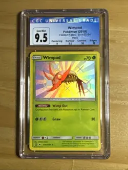 Wimpod #SV4/SV94 English CGC 9.5 2019 Pokemon Hidden Fates W Subgrades - Image 1