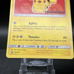 Ash's Pikachu SM109 Black Star Promo Pokemon Card - Image 2