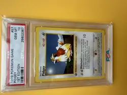 Wizards of the Coast 1999 Pokemon Pidgey 57/102 1st Ed PSA 10 - Image 1