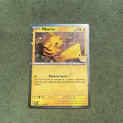 🌀PERFECT PLACEMENT Fart Swirl 🌀 - Pikachu 51/162 Stamped 2026 Pokemon Day - Image 1