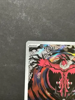 Pokemon TCG Yveltal Full Art Holo Card 205/182 Paradox Rift Illustration Rare NM - Image 5
