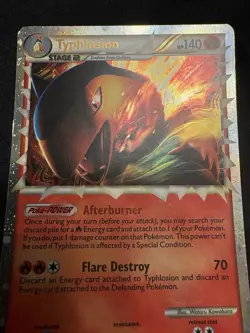 Typhlosion Prime HGSS09 Black Star Promo Holo Rare 2010 LP - Image 2