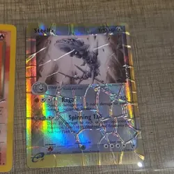 Damaged Nintendo WOTC Pokemon TCG Vintage Neo 5-Card Lot Dark Typhlosion Holo + - Image 3