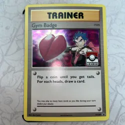Trainer Gym Badge Koga - XY207 - League Promo NM Promo Pokemon NM - Image 1