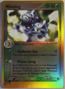 Pokemon EX Ruby and Sapphire Weezing 24/109 Reverse Holo NM - Image 1