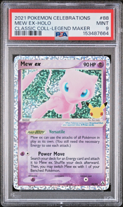 *PSA 9* 2021 Pokemon Celebrations Mew EX Holo Classic Collection EN 88/92 - Image 4