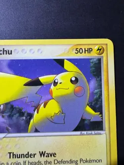 Pikachu 78/110 Common Holon Phantoms LP Pokemon Card - Image 3