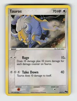 Tauros 5/17 - Pokemon - POP Series 2 - Holo Rare - LP - Image 1