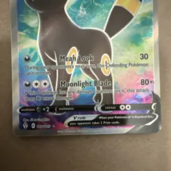 Pokemon Umbreon V 188/203 SWSH07 Evolving Skies Full Art Ultra Rare Holo 200 HP - Image 2