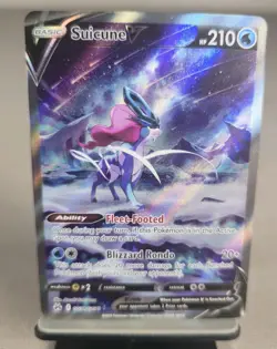Pokemon TCG Suicune V GG38/GG70 Crown Zenith Galarian Gallery Holo Full Art - Image 1