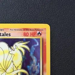 Pokemon TCG Ninetales 12/102 Base Set Unlimited Holo Rare - MP - Image 3